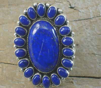 Native American Lapis Ring- Superstar!